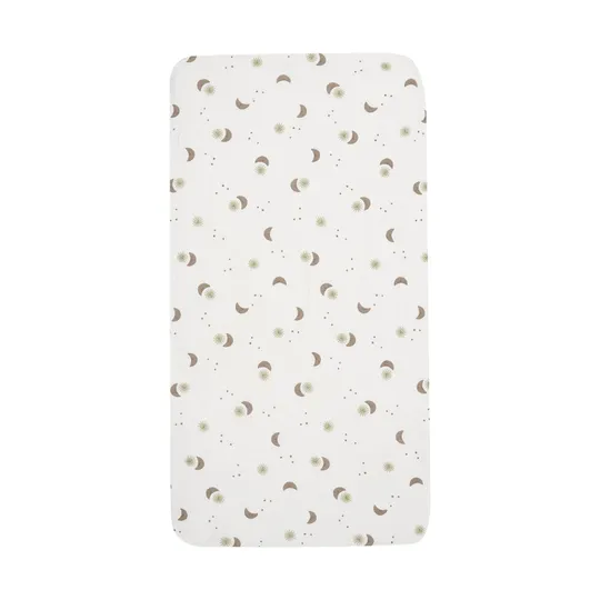 Jollein Spannbettlaken - 70/75x140/150 cm - Jersey - Over The Moon