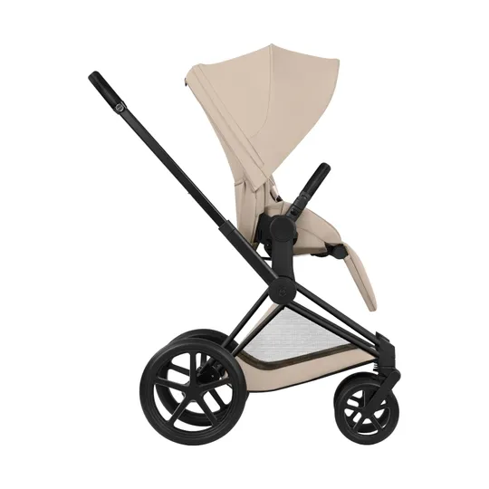 Cybex Priam 5 Comfort Kinderwagen 2-in-1 - Matt Black / Cozy Beige