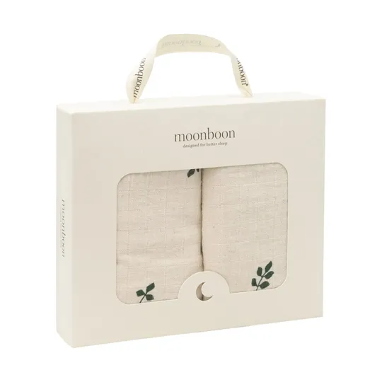 Moonboon Hydrophile Tücher - Leaf - 2er-Pack