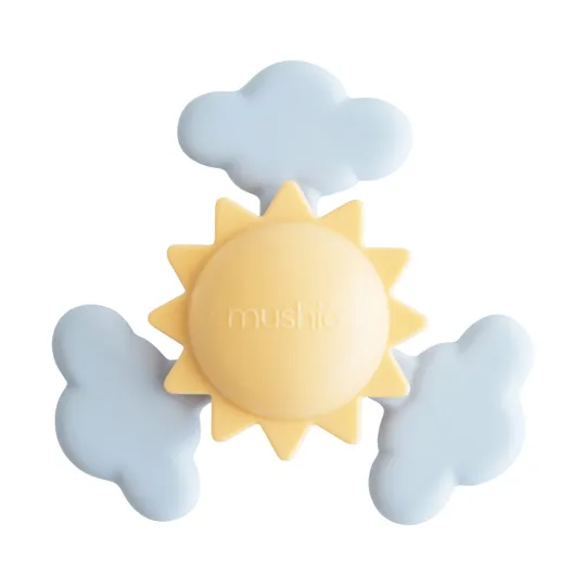 Mushie Suction Toy Spinner - Sunshine