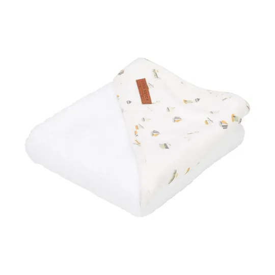 Little Dutch Sailors Bay Badecape White
