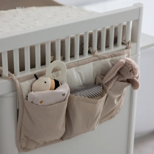Sebra Aufbewahrungsbox - 3 Fächer - Morning Beige