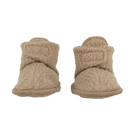 Lodger Hausschuhe - Teddy Fleece - Beige - 3-6 Monate