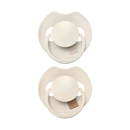 Difrax Dynamic Lovi Prime Schnuller - 6-18 Monate - 2 Stück - Coconut / Ivory