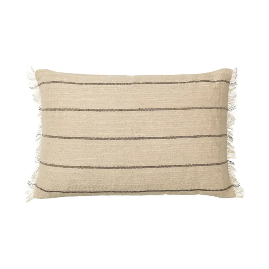 Ferm Living Calm Kissen - Camel / Black
