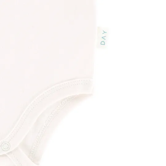 DAY Babybody Ärmellos  – Off White – Gr. 62/68
