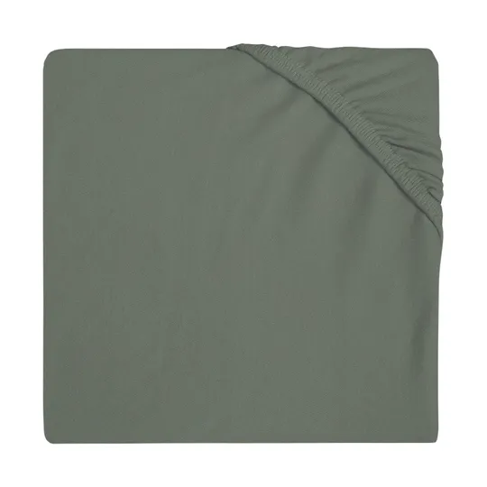 Jollein Jersey Spannbettlaken Ash Green 60 x 120 cm