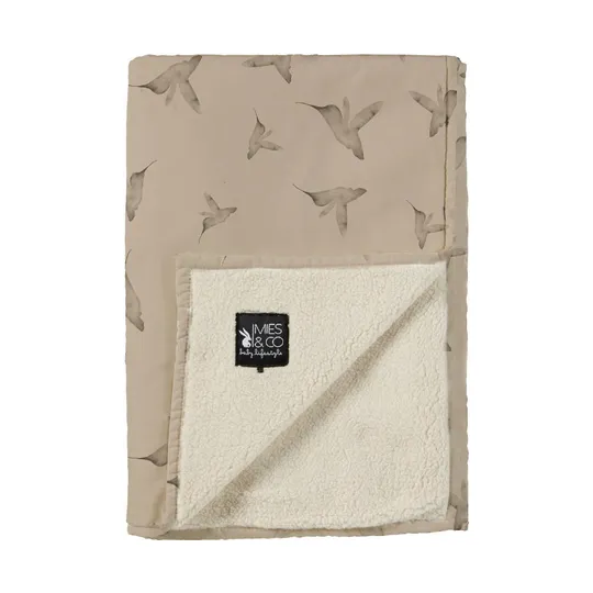 Mies & Co Little Dreams Teddy Babydecke 70 x 100 cm Humus