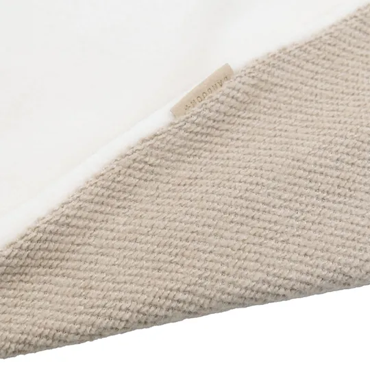Bamboom Gebürstete Decke mit Plüsch für Wiege – Melange Sand