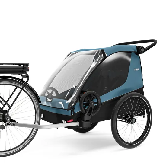 Thule Courier 2 Fahrradanhänger Aegean Blue