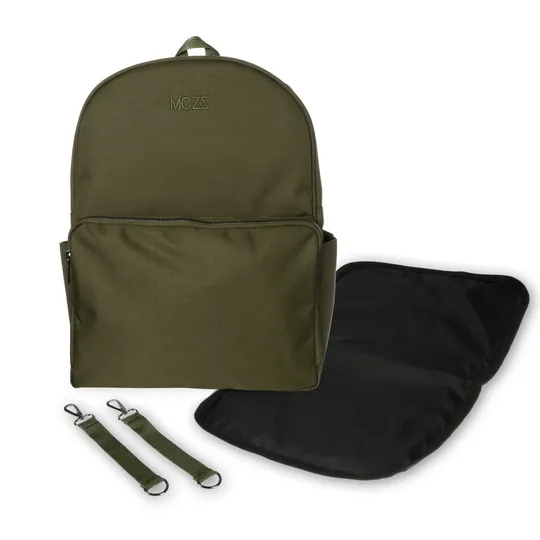 Mozz Bags Wickeltasche Rucksack - Luton Grün