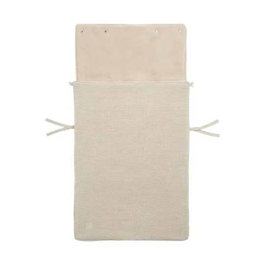 Jollein Basic Knit Fußsack Nougat