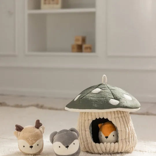 Sebra Activity Toy, Hide & Seek, Mushroom