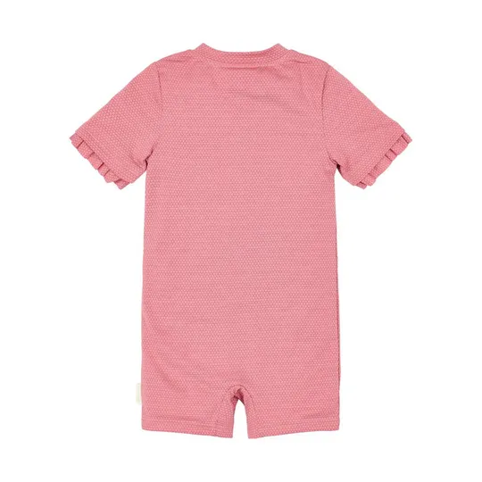 Little Dutch Badeanzug Kurzarm - Dreamy Pink Sparkle - Größe 98/104