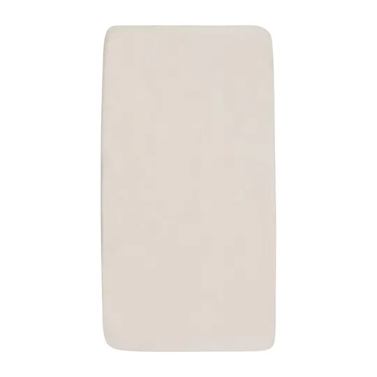 Jollein Spannbettlaken- Jersey - 2 Stück - Laufstallmatratze 75×95 cm - Oatmeal/Sand