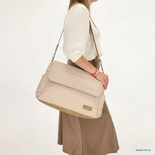 Zebra Trends Wickeltasche – Elske – Helltaupe