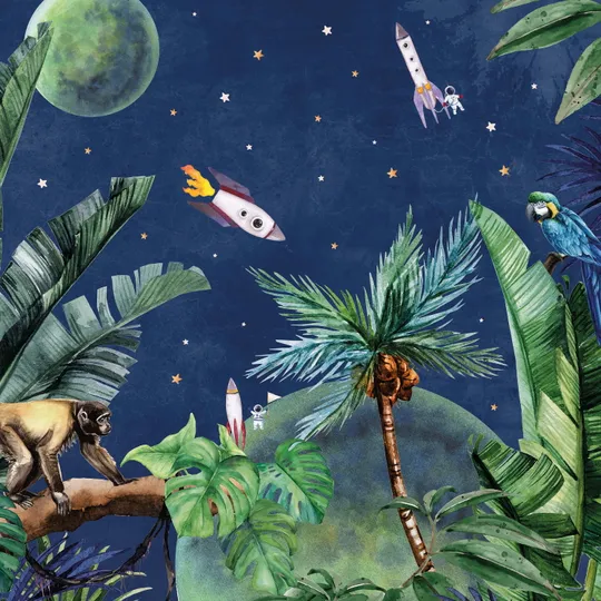 Creative Lab Amsterdam From Jungle To Space Tapete 400 x 280 cm