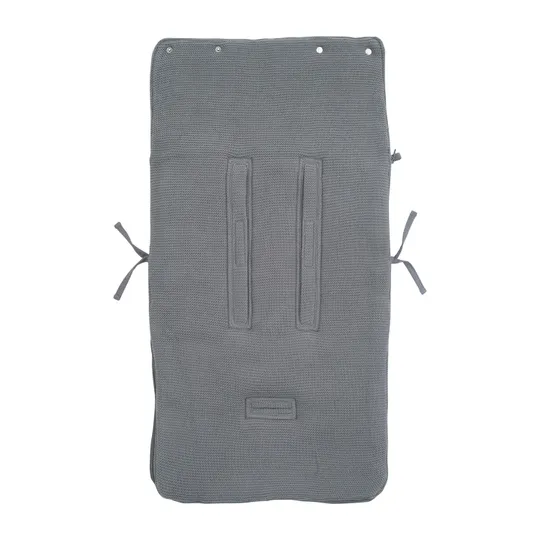 Jollein River Knit Fußsack Stone Grey
