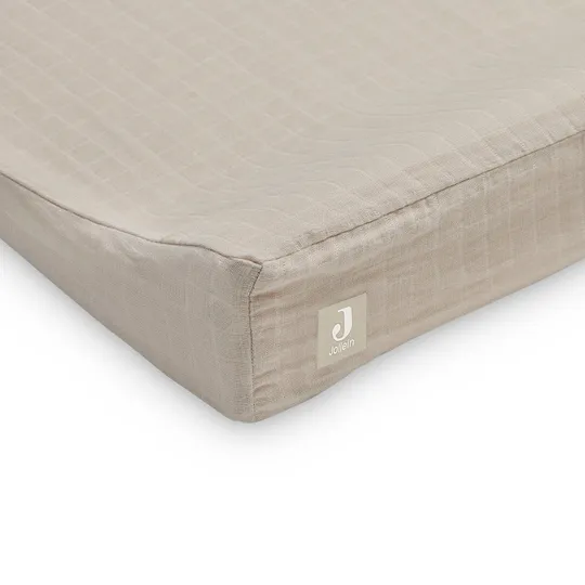 Jollein Wrinkled Wickelunterlagenbezug Nougat