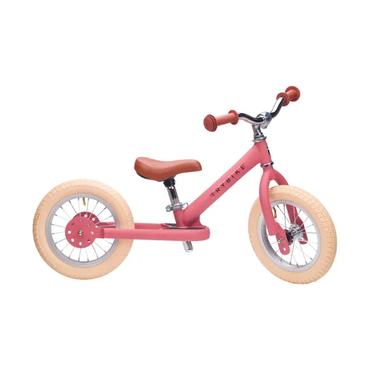Trybike Steel Vintage Laufrad - Pink Matt