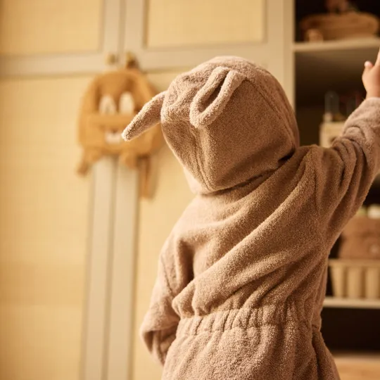Jollein Bademantel - 1-2 Jahre - Milky Coffee