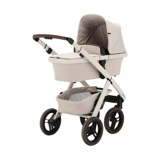 Dubatti Two E2 Kinderwagen 2-in-1 - Chalk-Brown