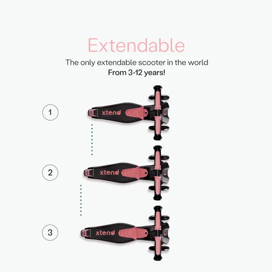 SmarTrike Xtend Scooter Ride-On - Blossom