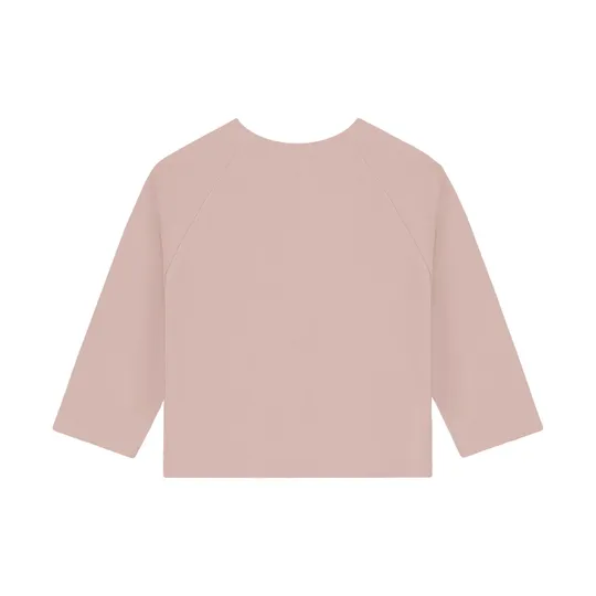 Gray Label Baby Raglan Cardigan GOTS - Faded Pink - 3‑6M