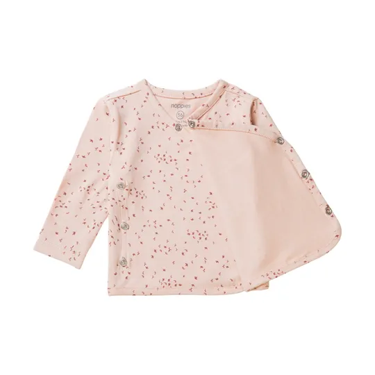 Noppies Wickel-T-Shirt - Rose Smoke - Gr. 68