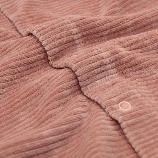 Witlof For Kids Velvet Rib Strampler - Gr. 62/68 - Dusty Pink