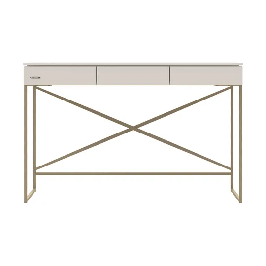 Kidsmill Intense II Schreibtisch - Oatmeal / Patinated Brass