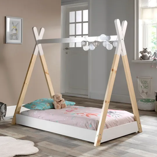 Vipack Tipi Kinderbett Weiß 70 x 140 cm
