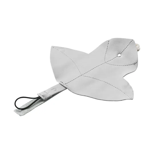 Dusq Leder Schnullerkette Cloud Grey