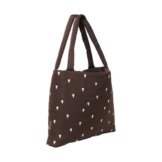 Studio Noos Mom Bag - Puffy - Brown Heart