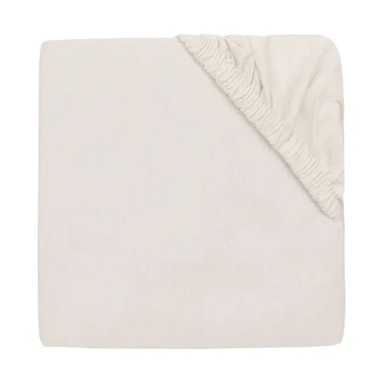 Jollein Spannbettlaken Jersey 60 x 120cm - Oatmeal