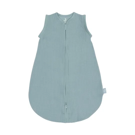 Jollein Sommerschlafsack mit abnehmbaren Ärmel - 60 cm - Ajour Seagreen