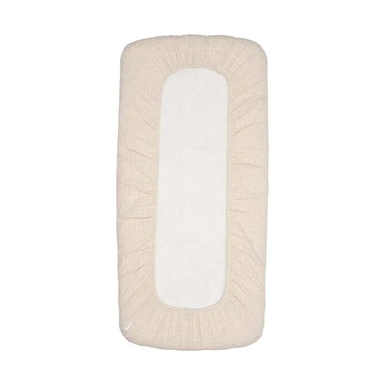 Koeka Spannbettlaken Wiege - Lind Warm White 40x80 cm