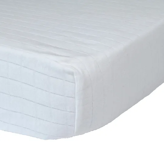 Lodger Slumber Solid Spannbettlaken - 40 x 80 cm - Cloud Dancer