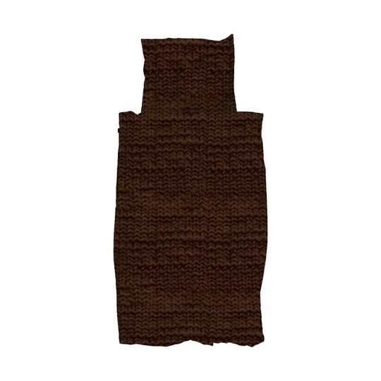 Snurk Twirre Bettbezug – 140 x 200/220 cm - Chocolate