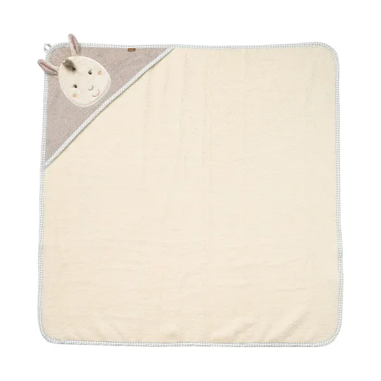 Fehn Badecape mit Kapuze - 80x80 cm