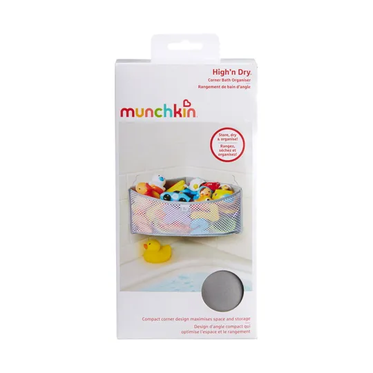 Munchkin High 'N Dry Bade-Organizer Grau