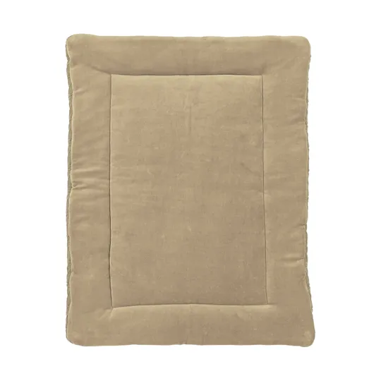 Meyco Romantic Flower Laufstallteppich Taupe 77 x 97 cm