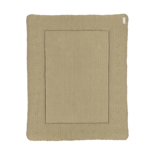 Meyco Romantic Flower Laufstallteppich Taupe 77 x 97 cm