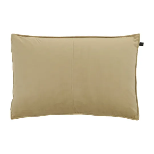 Overseas Middlestitch Kissen - 40 x 60 cm – Samt – Beige