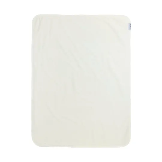 Meyco bouclé reisdeken Uni offwhite 3901001