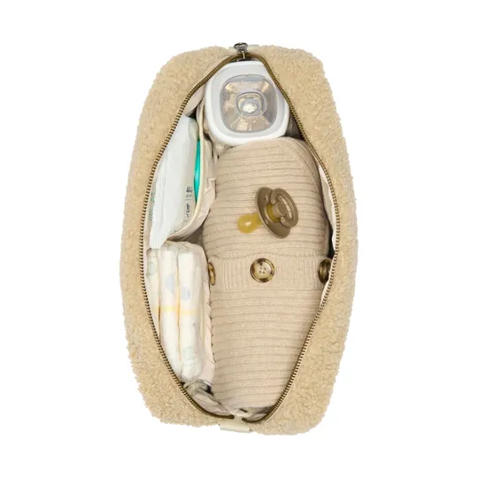 Studio Noos Ecru Teddy Stroller Organizer - Ecru