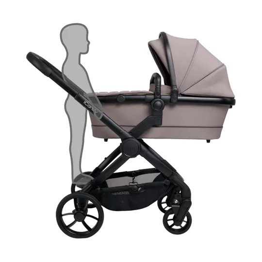 iCandy Peach 7 Kinderwagen 2-in-1  – Essential Bundle – Porcini Black