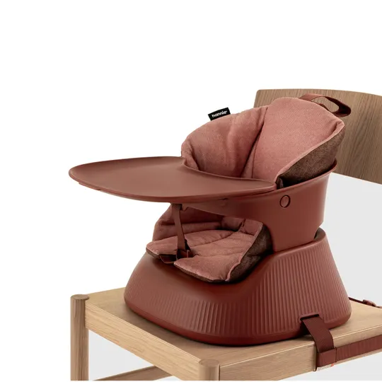 Hannie Tragbarer Hochstuhl– Mahogany Red
