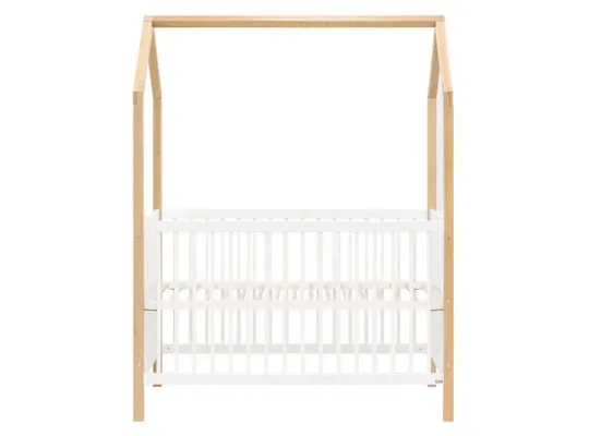 Bopita Babybett - Homy - Weiß/Natur