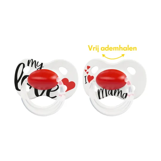 Medela Original Baby Schnuller Love Mama 6-18 Monate 2 Stück